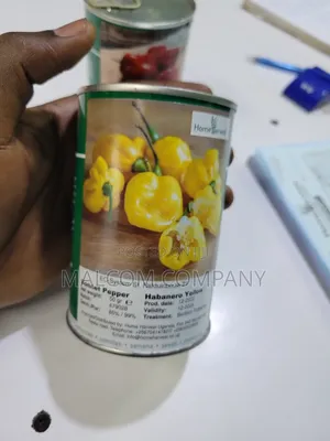 Bonnet Pepper Yellow 50g For 1⁄2 An Acre.