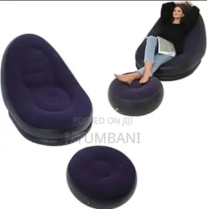Inflatable Sofa Navy Blue Color
