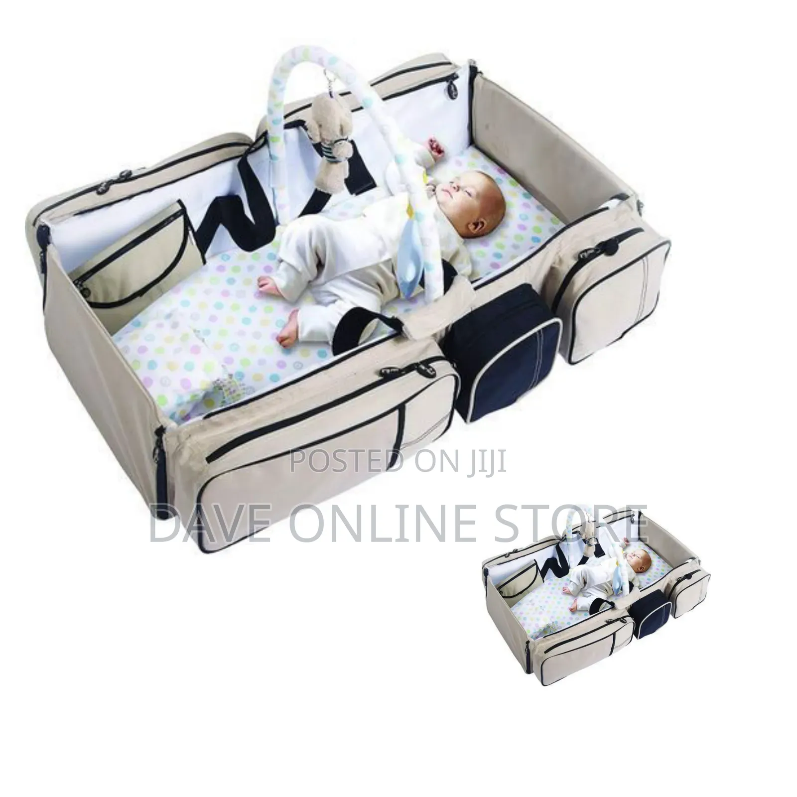 2 in 1 Bed and Bag for Baby/Color Varies-Multicolor