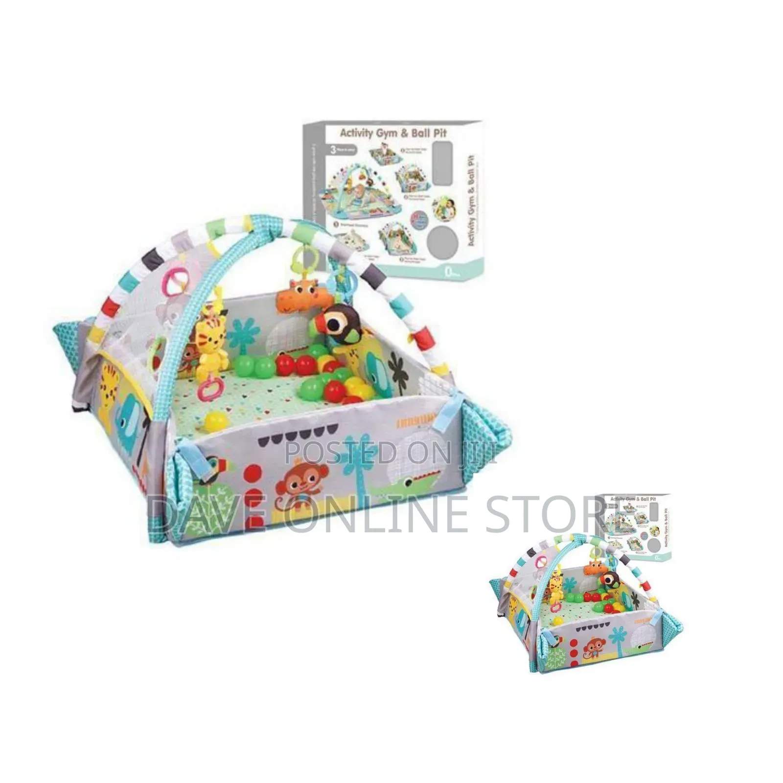 Kid's Activity Gym - Green/White, Multicolour
