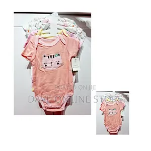 5piece Baby Body Suit - Multi Coloured