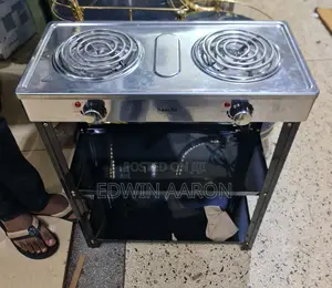 Saachi Double Coil Cooker With Shelves