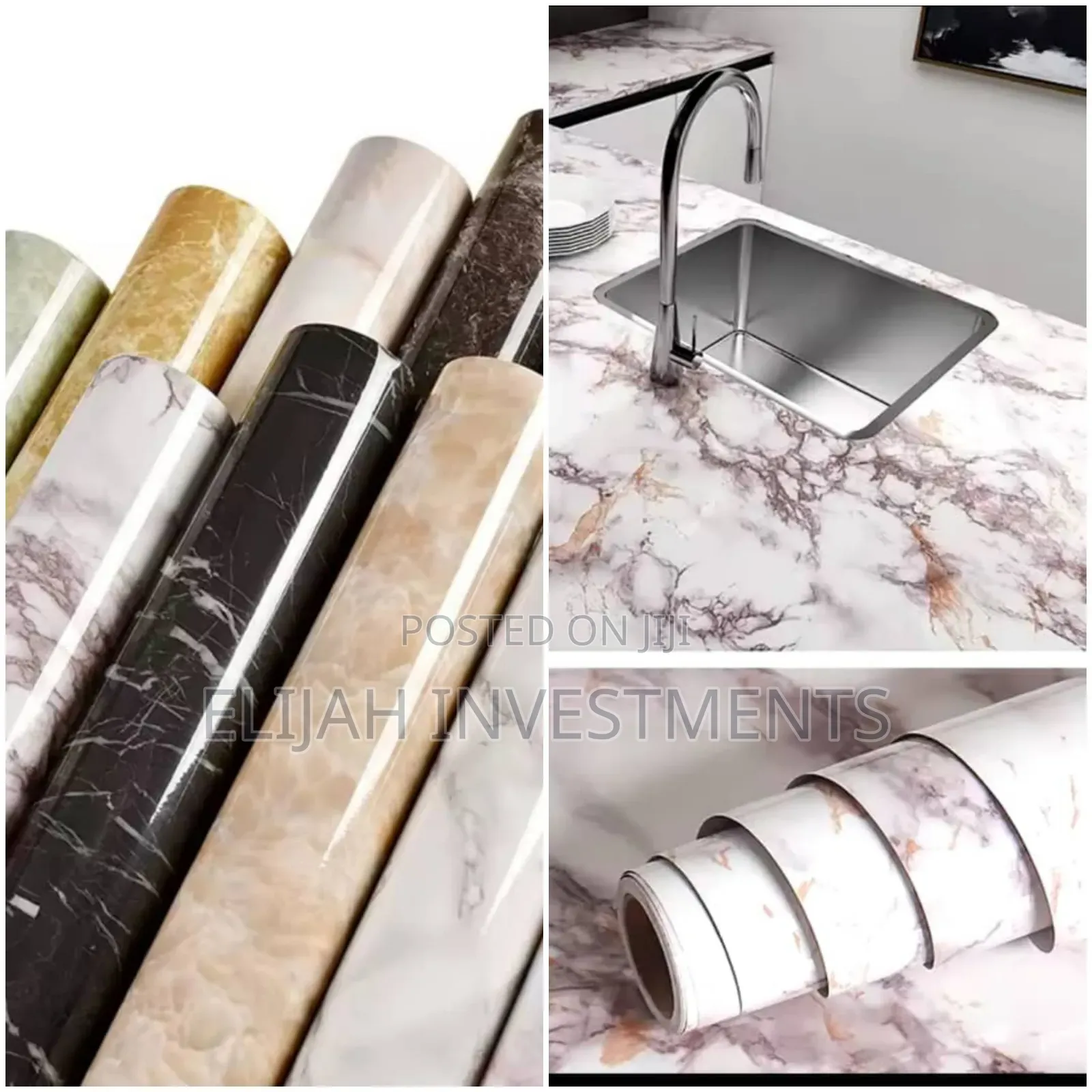 Modern Marble Waterproof Self Adhesive Wallpaper