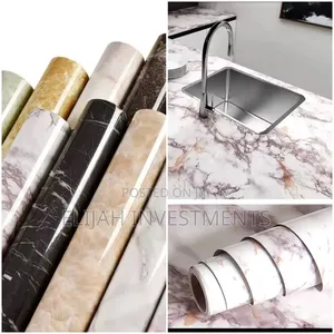 Modern Marble Waterproof Self Adhesive Wallpaper