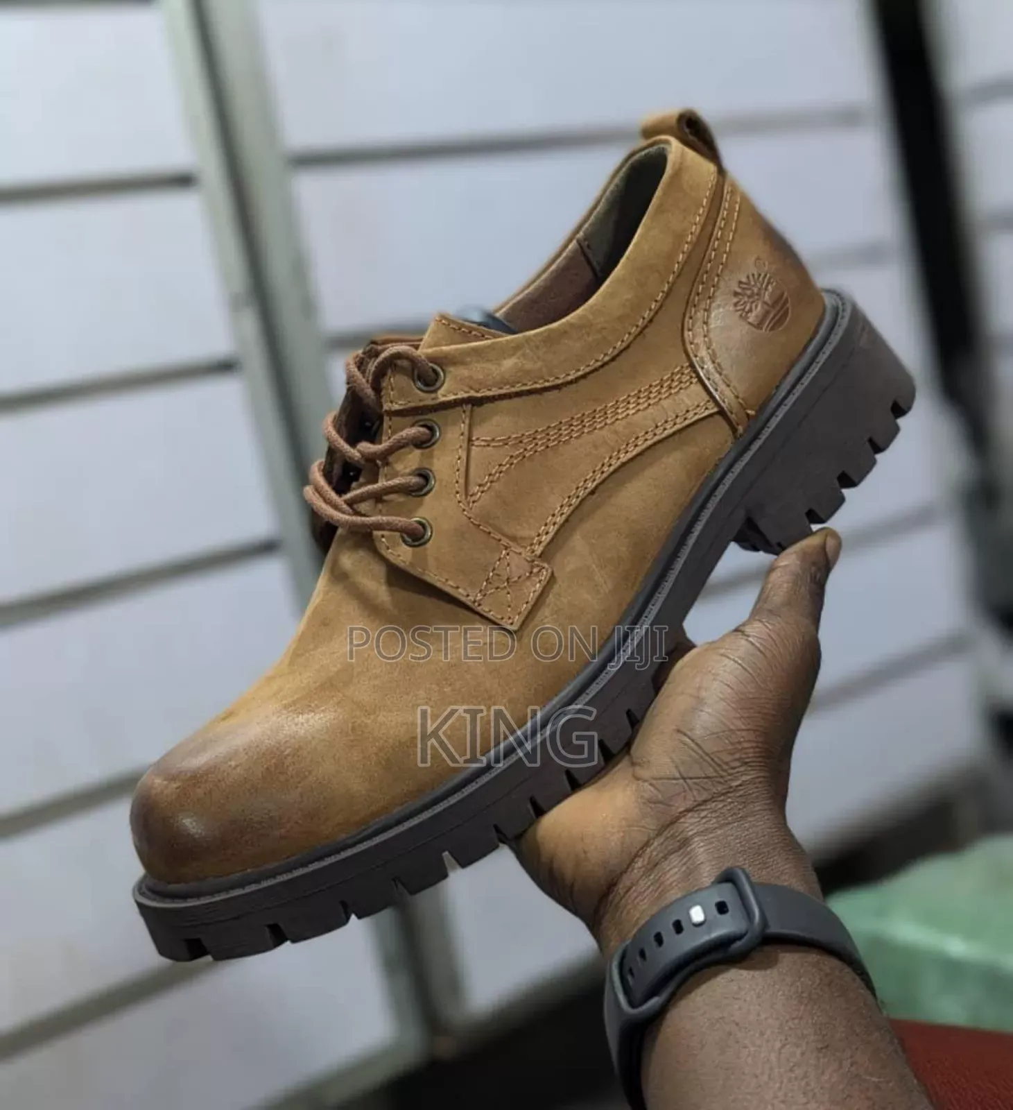 Lux Men's Timberland Leather Shoes. Big Time
