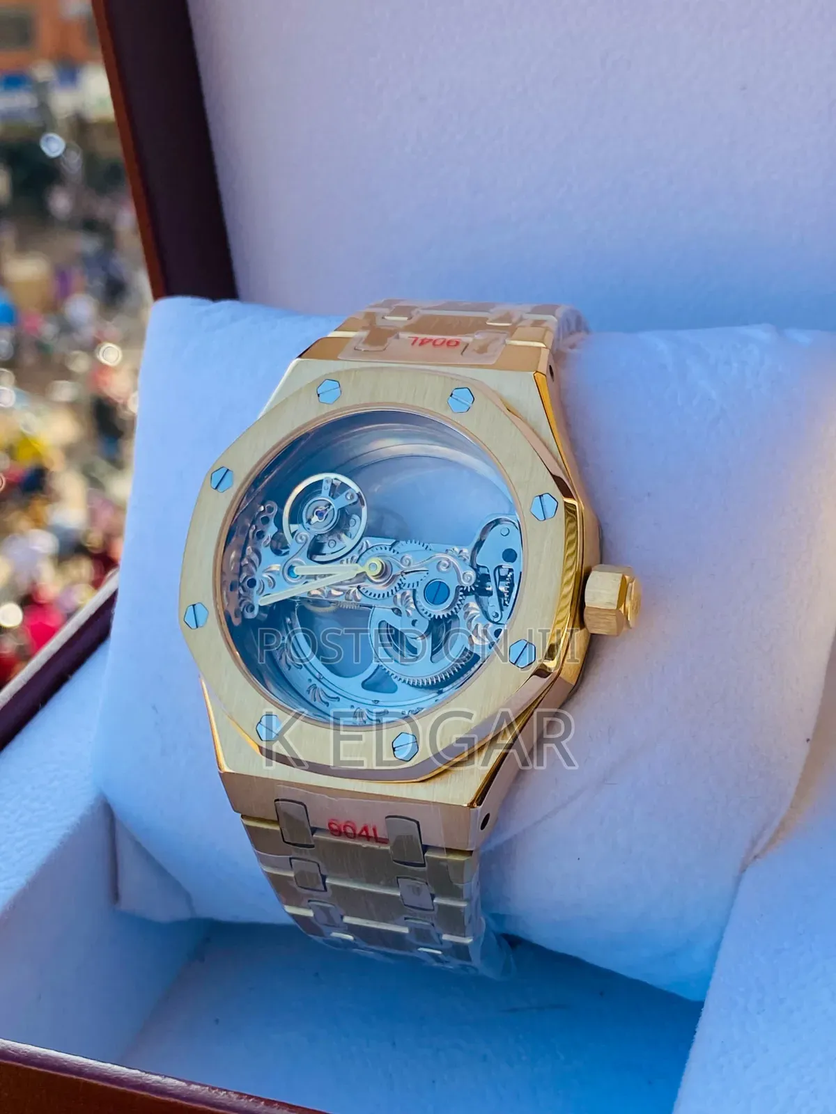 Golden Audemars Piguet Skeleton Watch