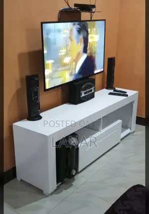 White Storage Tv Stand