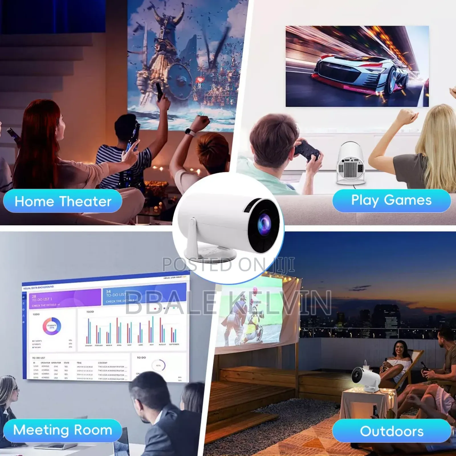  UHD Mini Smart Projector