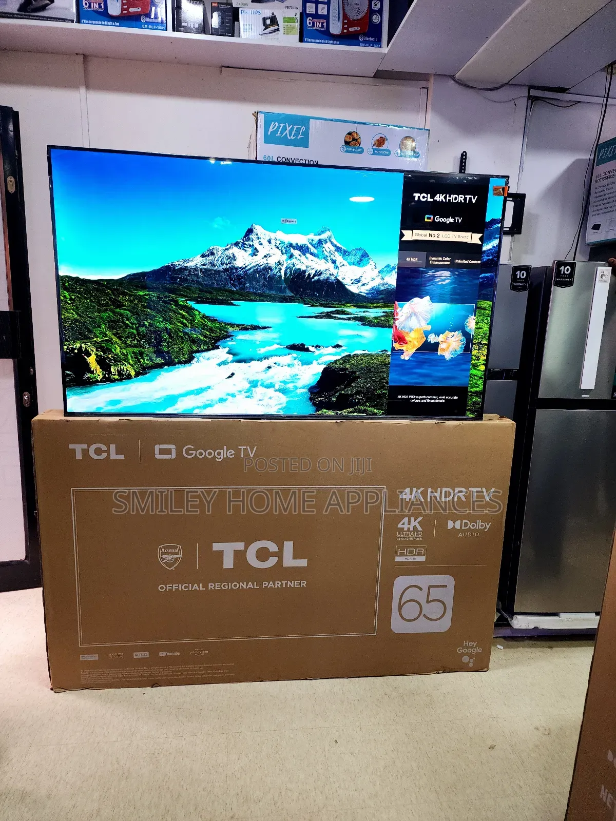 Newly Restocked TCL 65inches Android Tv