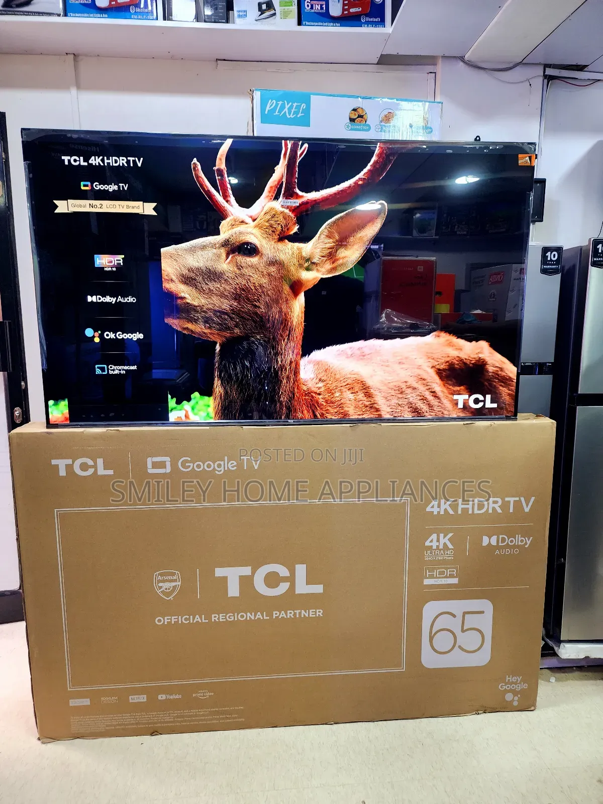 Newly Restocked TCL 65inches Android Tv