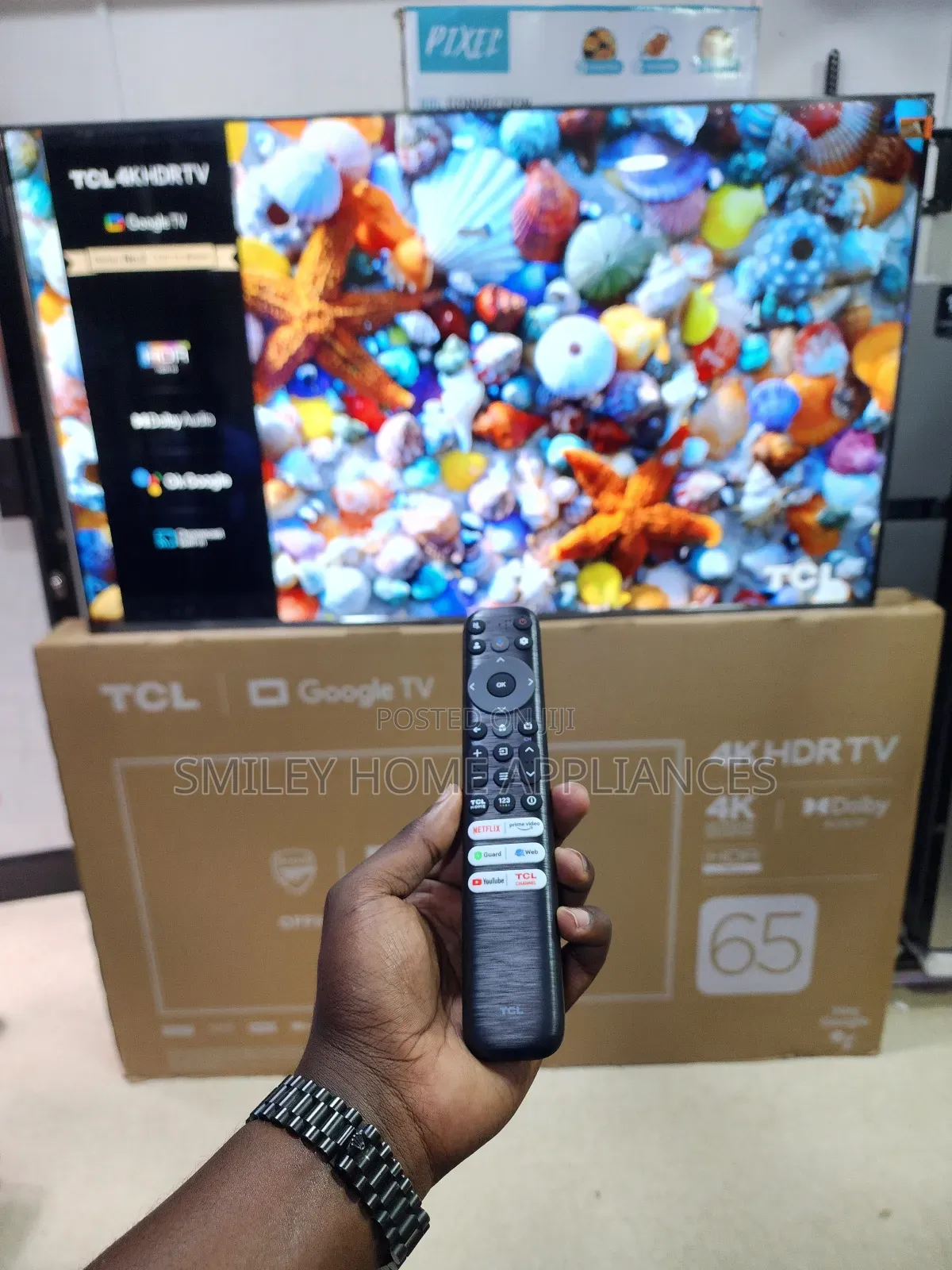 Newly Restocked TCL 65inches Google Tv