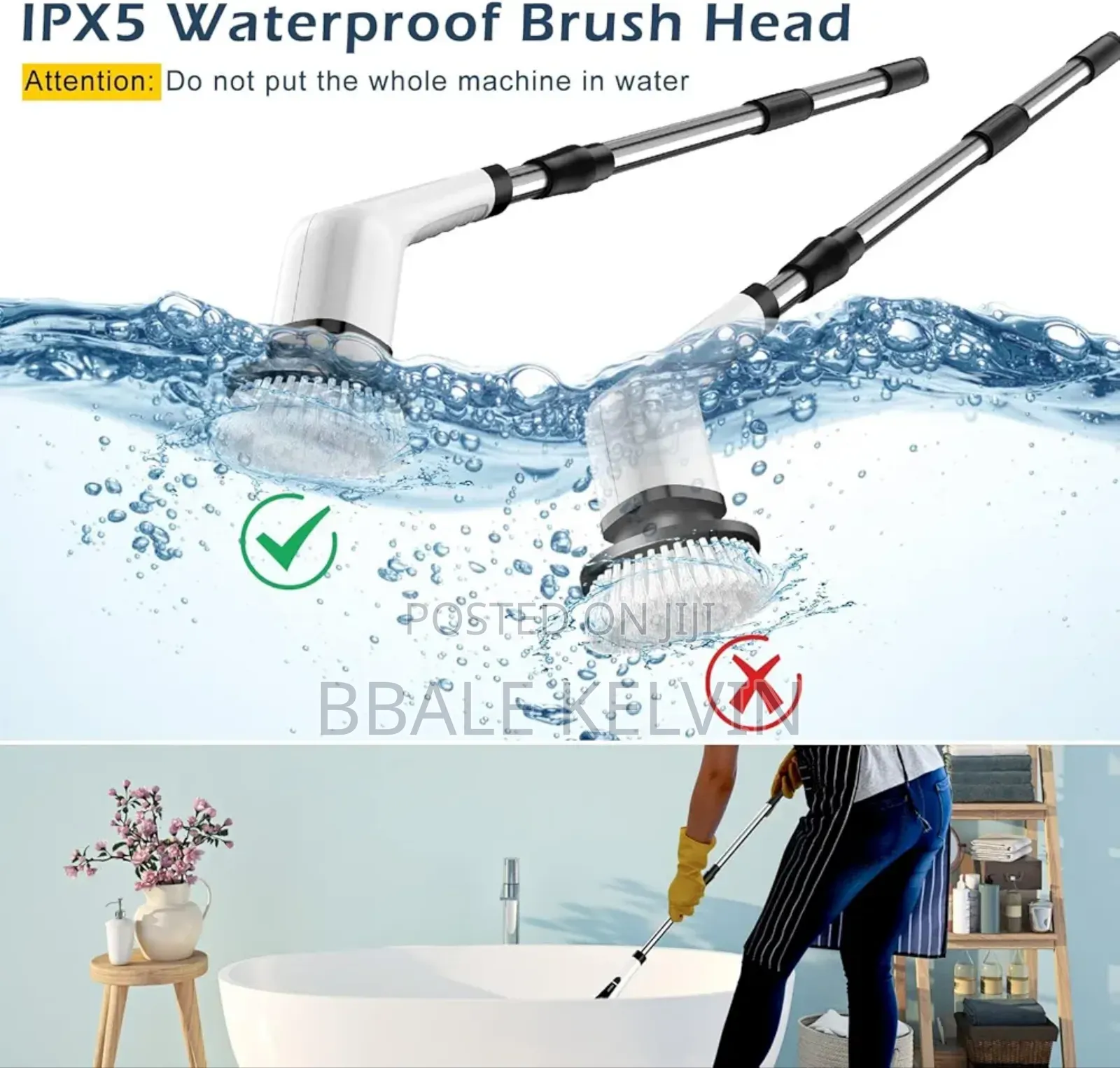 Electric Cleaning Brush Cleaning Windows,Sofas,Bathroom,Cars