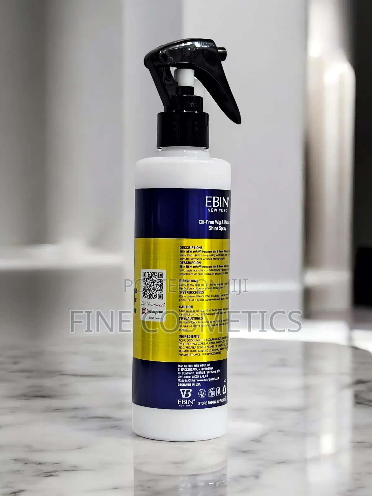 Executive Wig + Weave Shine Detangler Spray by Ebin New York
