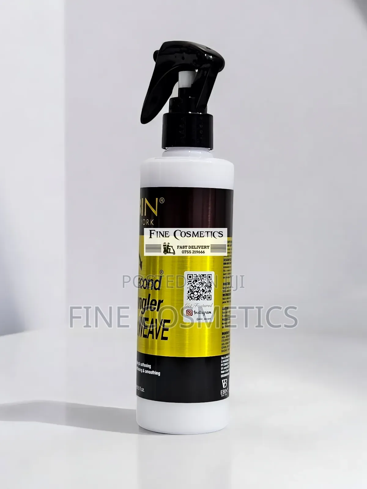 Executive Wig + Weave Shine Detangler Spray by Ebin New York