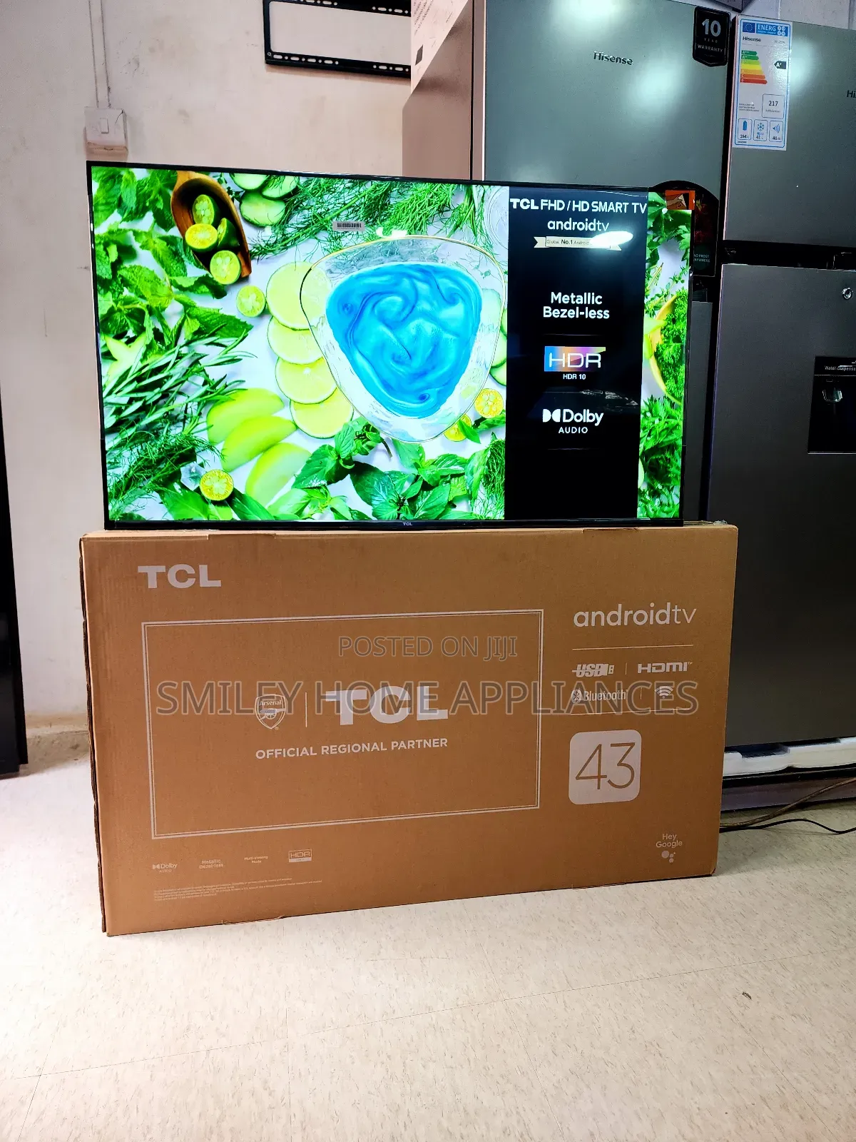 TCL 43inches HDR 10 GOOGLE Smart Tv