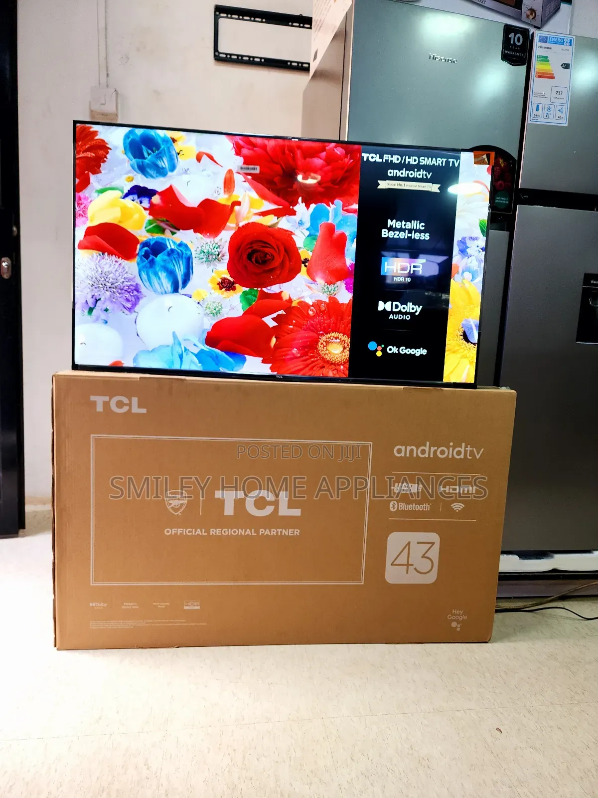 TCL HDR10 43inches Android Smart Tv