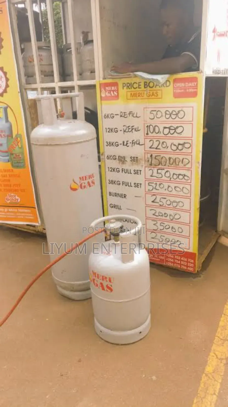 Meru Gas 13kg at 95000 Call for Delivery