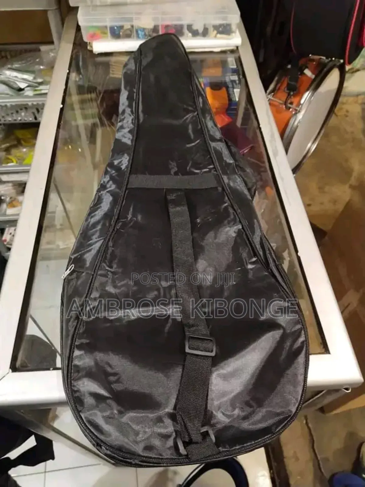 Black Single Layer Nylon Full Size Acoustic/Solo Guitar Bags