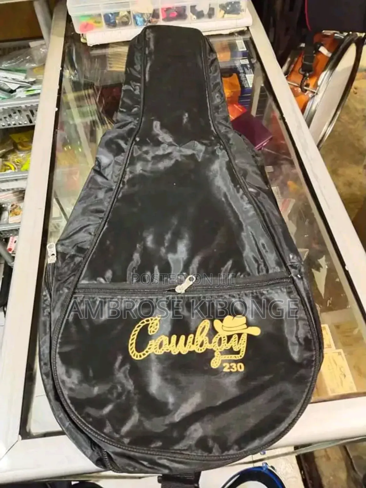 Black Single Layer Nylon Full Size Acoustic/Solo Guitar Bags