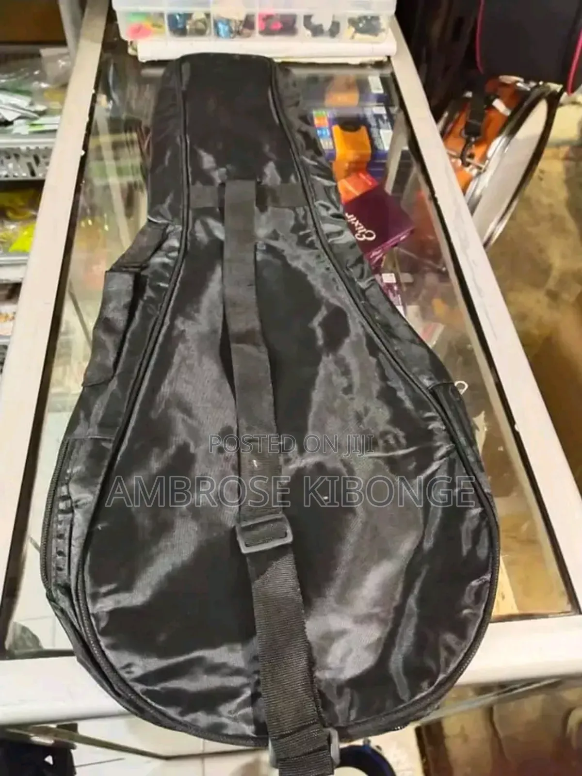 Black Single Layer Nylon Full Size Acoustic/Solo Guitar Bags