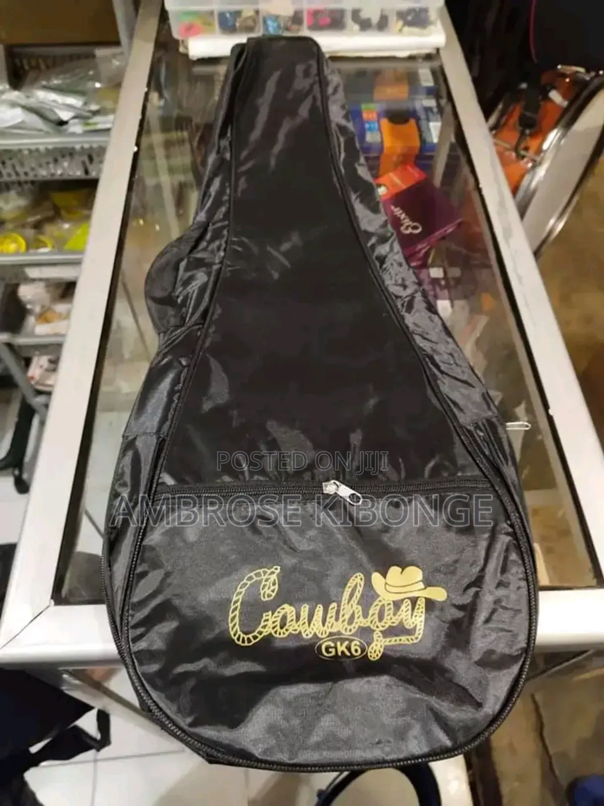 Black Single Layer Nylon Full Size Acoustic/Solo Guitar Bags