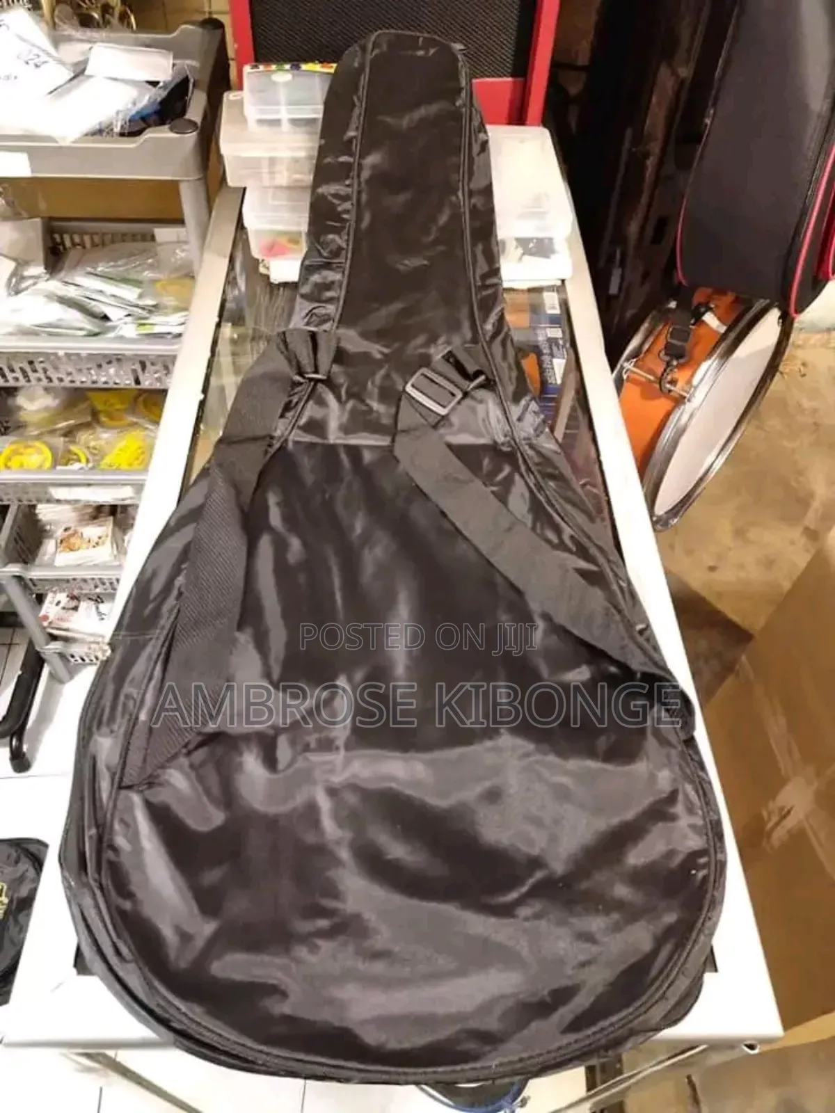 Black Single Layer Nylon Full Size Acoustic/Solo Guitar Bags