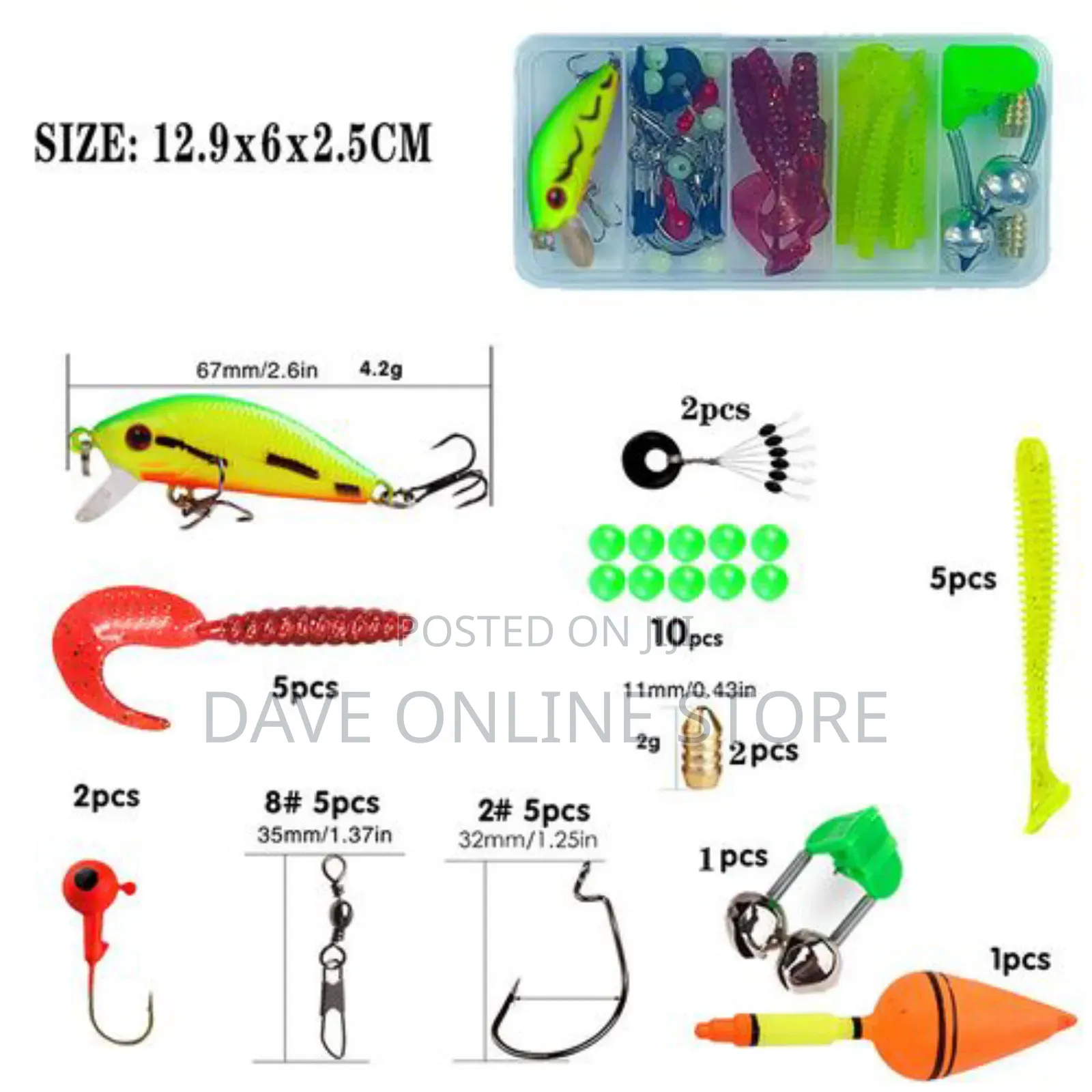 1.8M Fishing Rod and Reel Combo, Fishing Rod Kit - Green