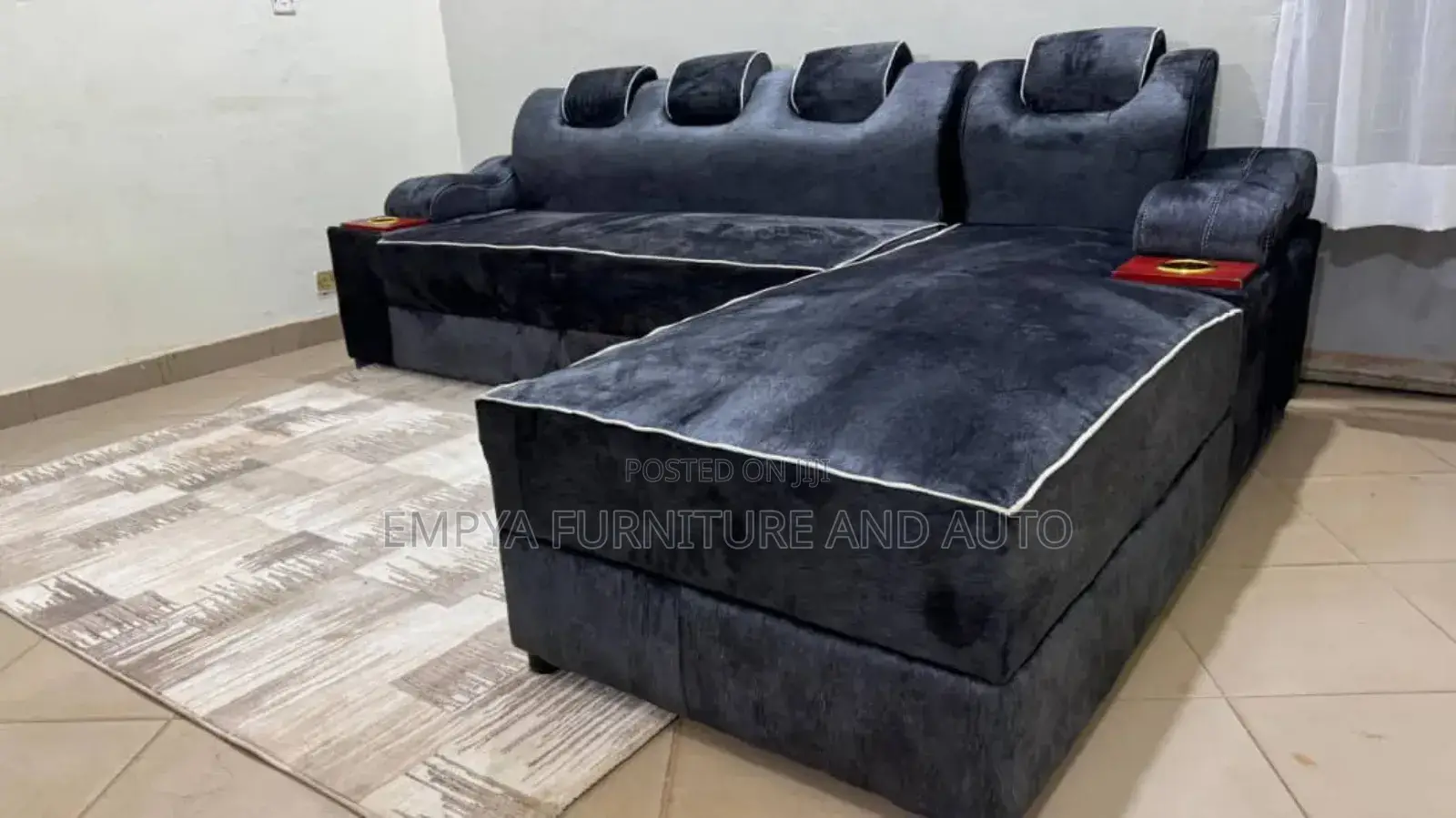 Master Black Sofa Set