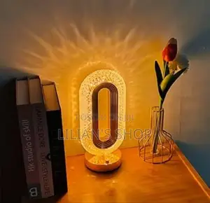Oval Crystal LED Table Lamp