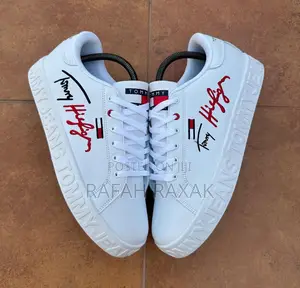 Original New White Tommy Hilfiger Jeans Sneakers