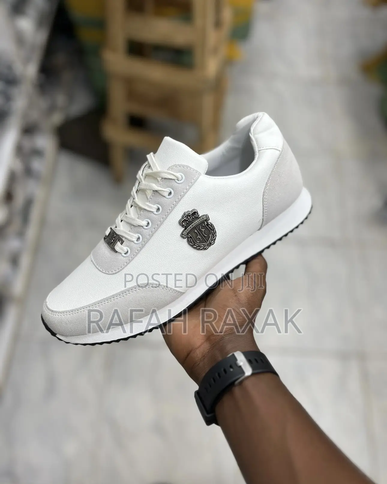 Original Snow White Billionaire Smart Casual Sneakers