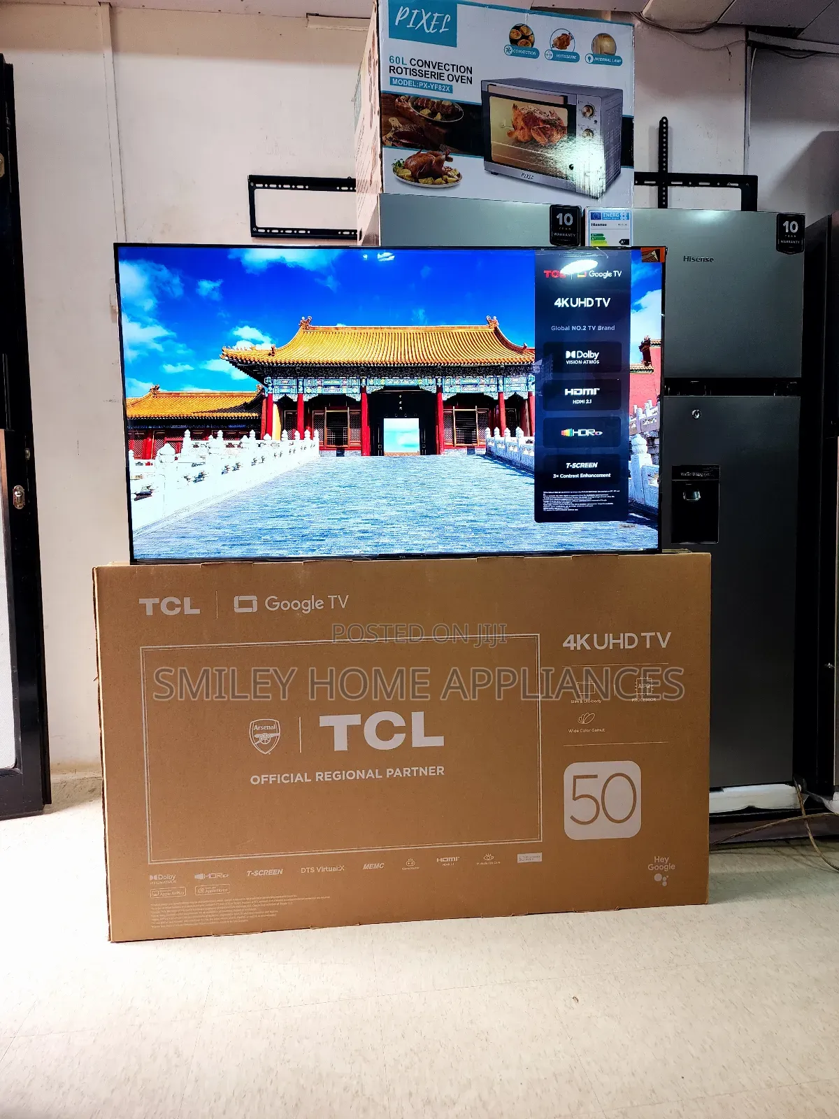 TCL 4KUHD 50inches Smart Tv