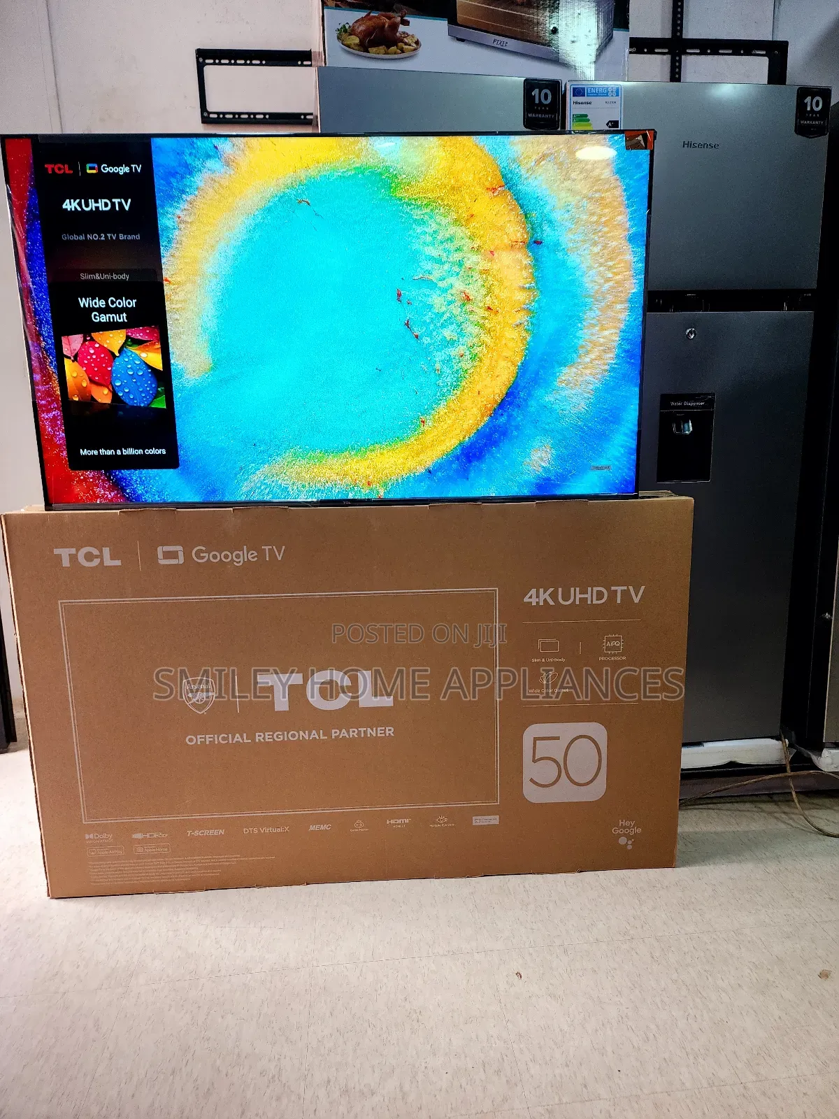 TCL 50inches Google Smart Tv With Dolby Vision and Audio