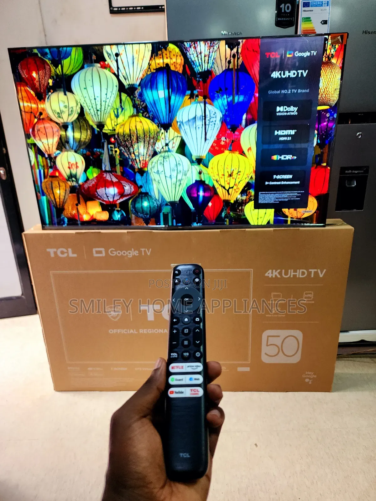 TCL 50inches Google Smart Tv With Dolby Vision and Audio