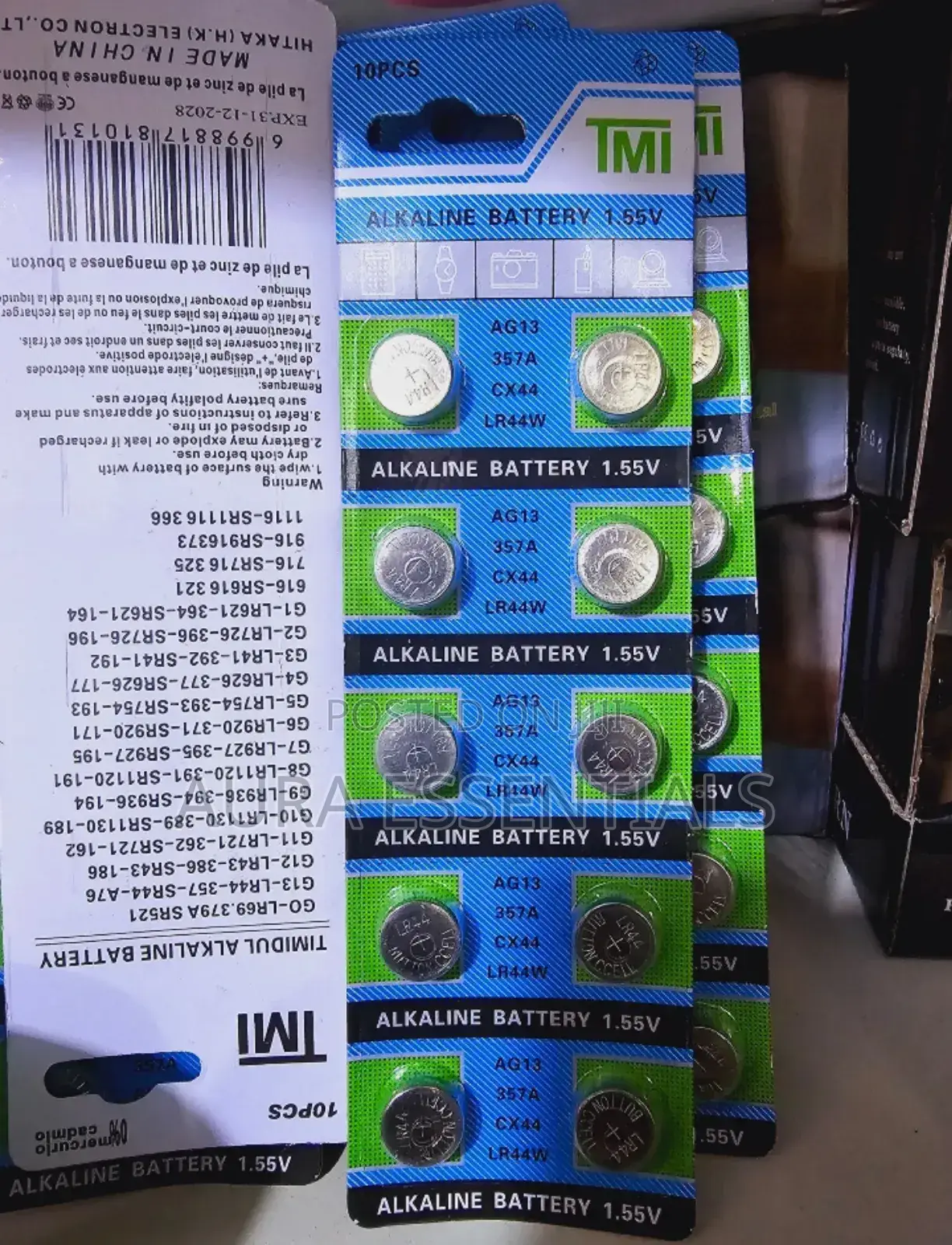 10pcs Alkaline 1.55v Batteries