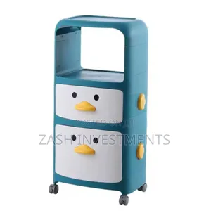 Photo - Cartoon Bedside Drawer Table for Kids