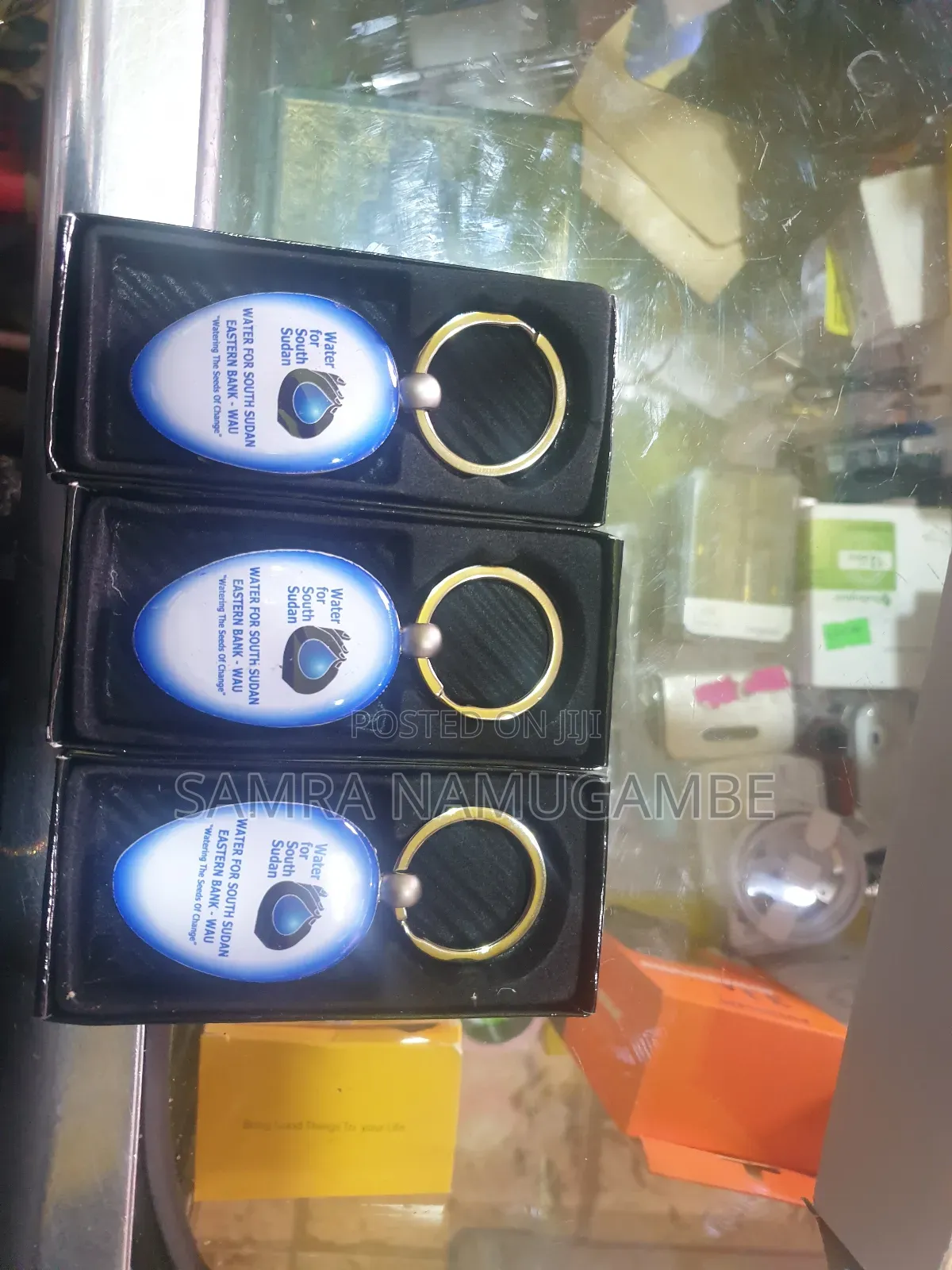 Metallic Key Holders Branding