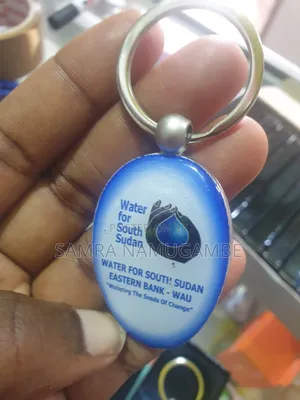 Metallic Key Holders Branding