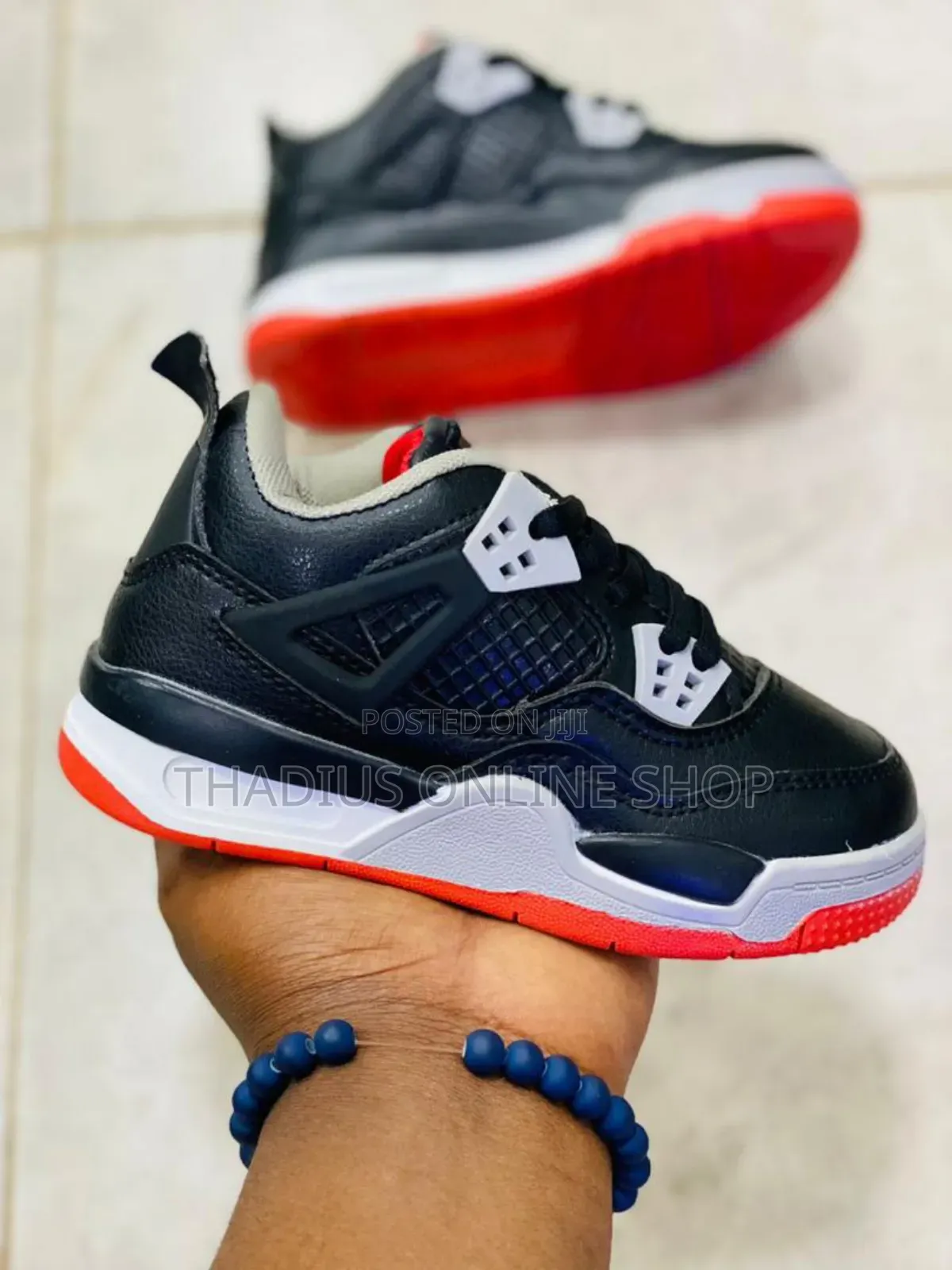 Children Jordan 4 Fashion Sneakers