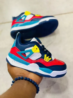 Children Jordan 4 Fashion Sneakers