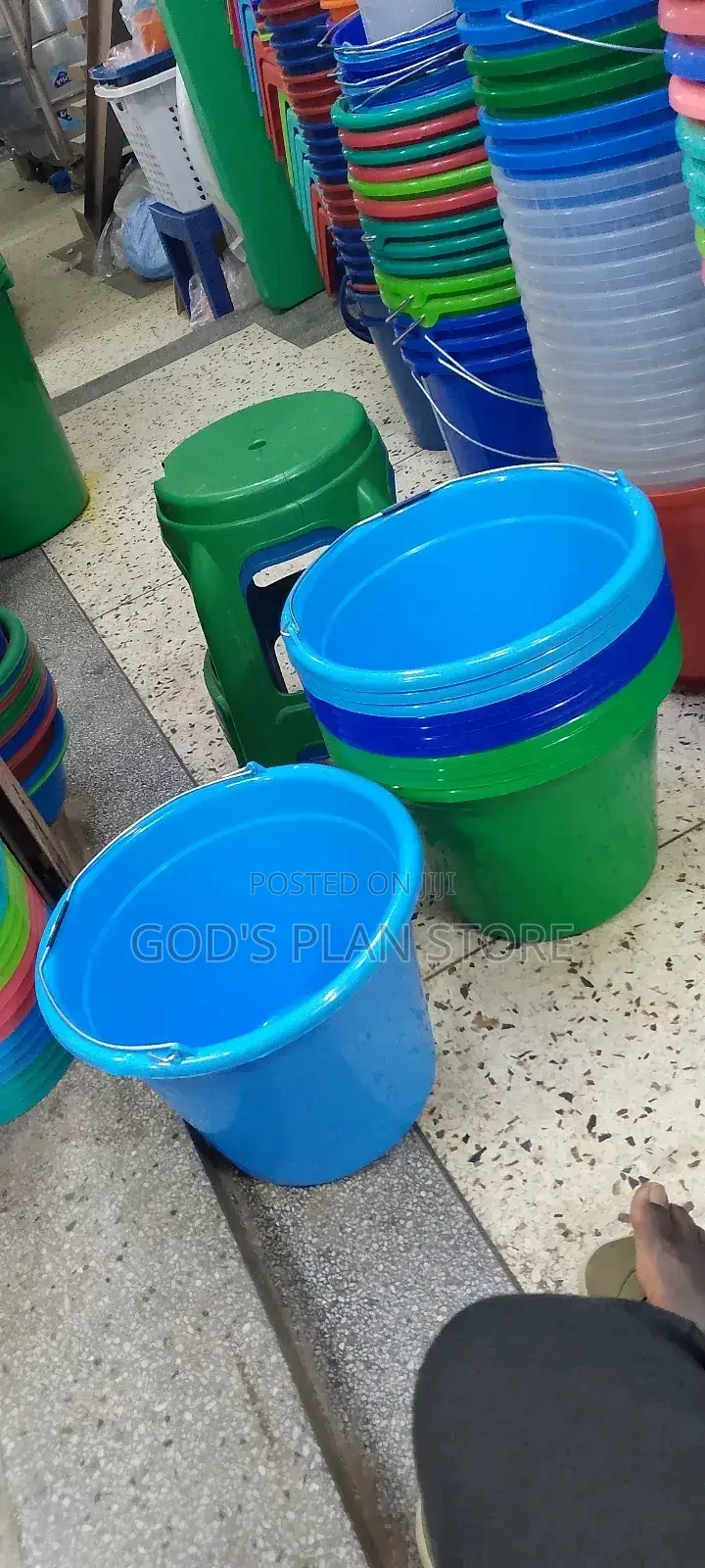 Plastic Open Washing Buckets 20litres