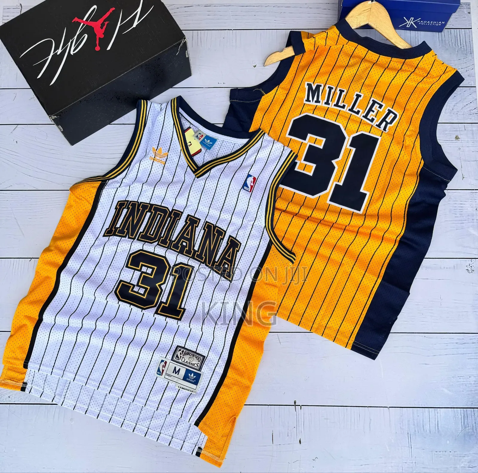 Reggie Miller Indiana Pacers NBA Jersey
