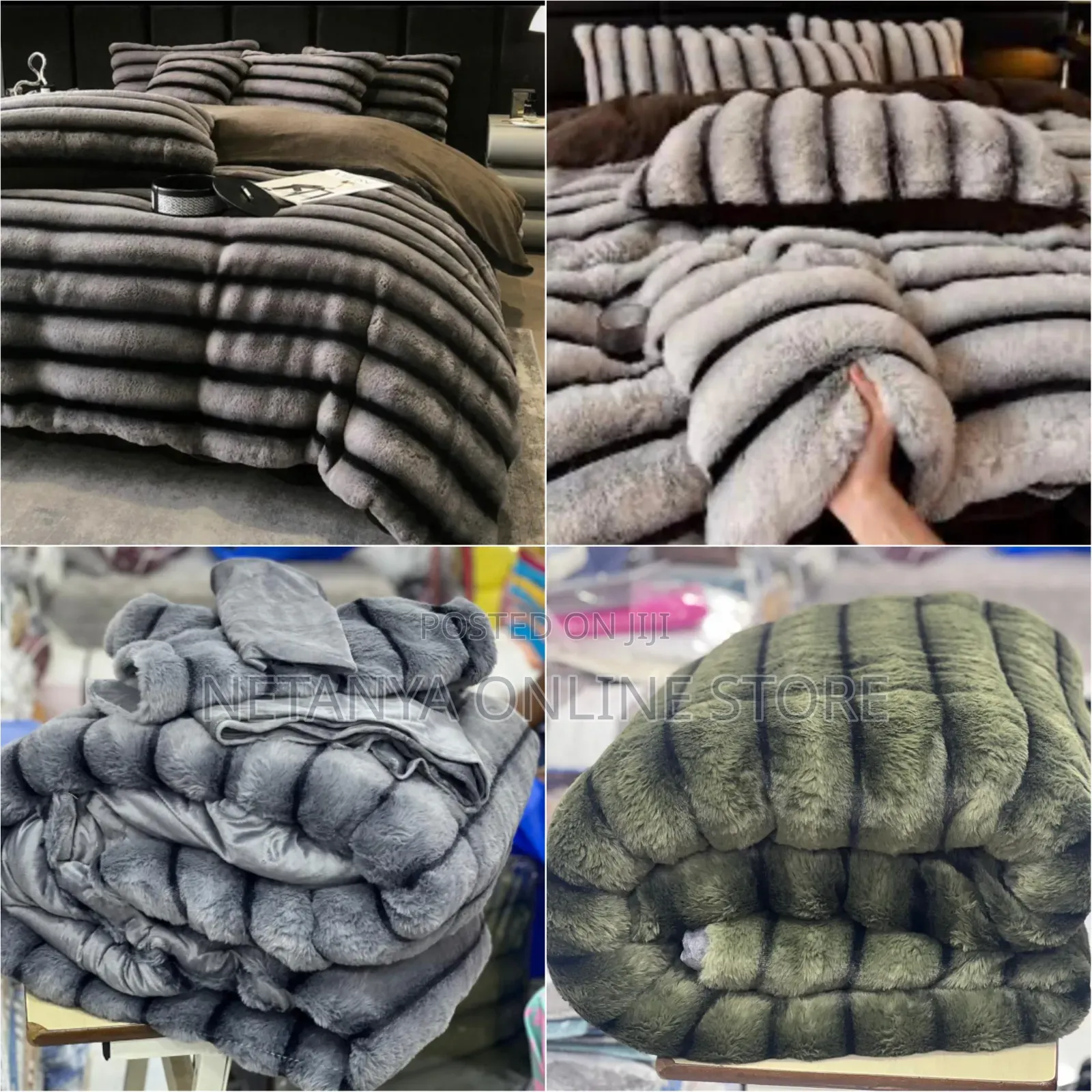 6pcs Rabbit Fur Duvets
