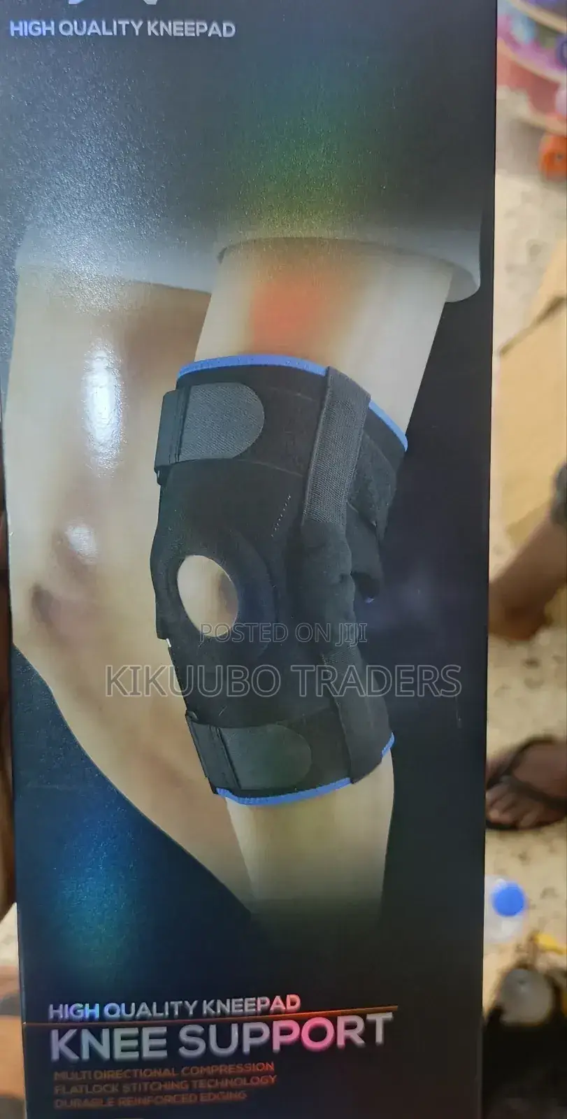 Black Brand Knee Support