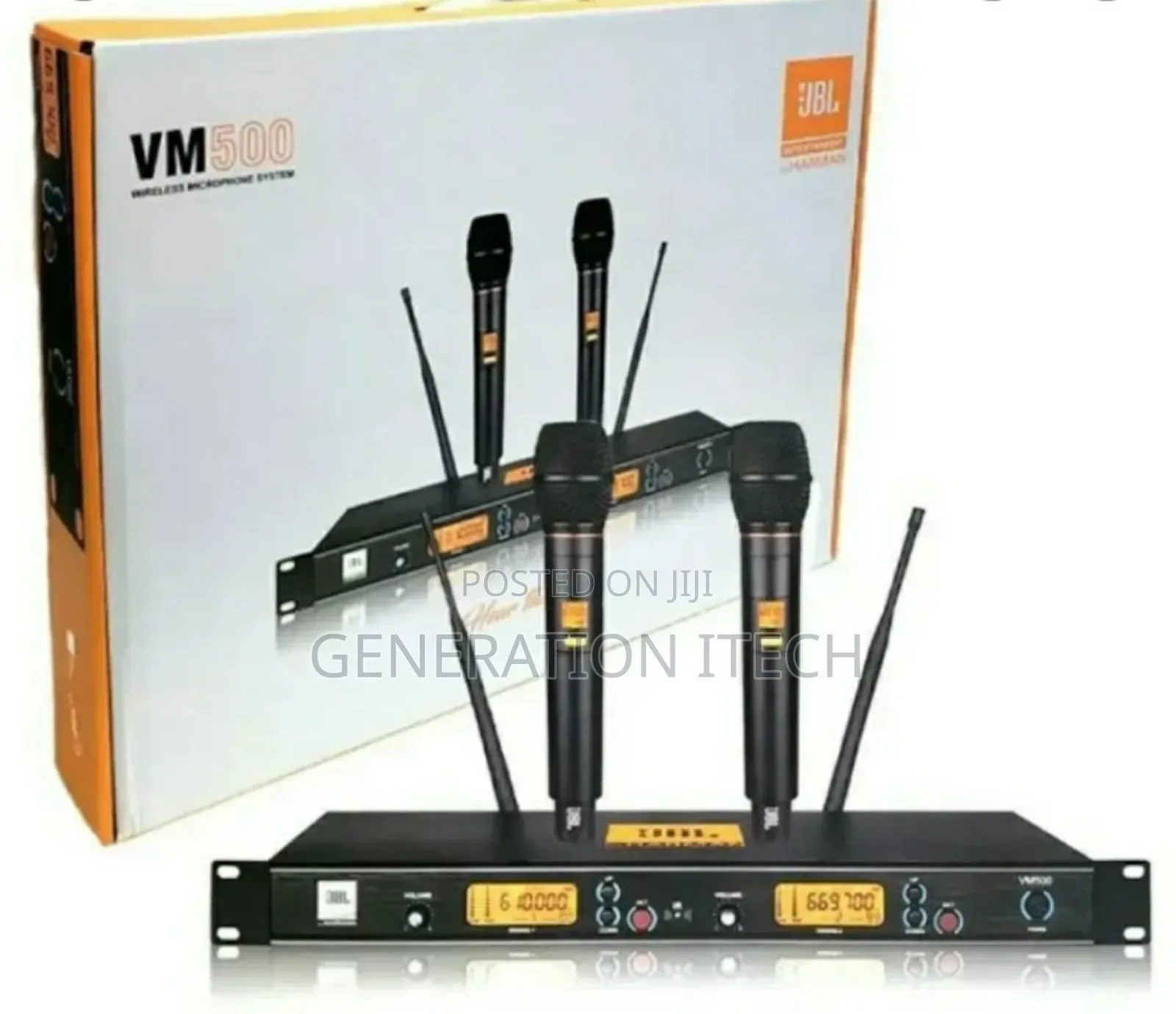JBL Wireless Microphone VM500 - Dual Channel - High Frequenc