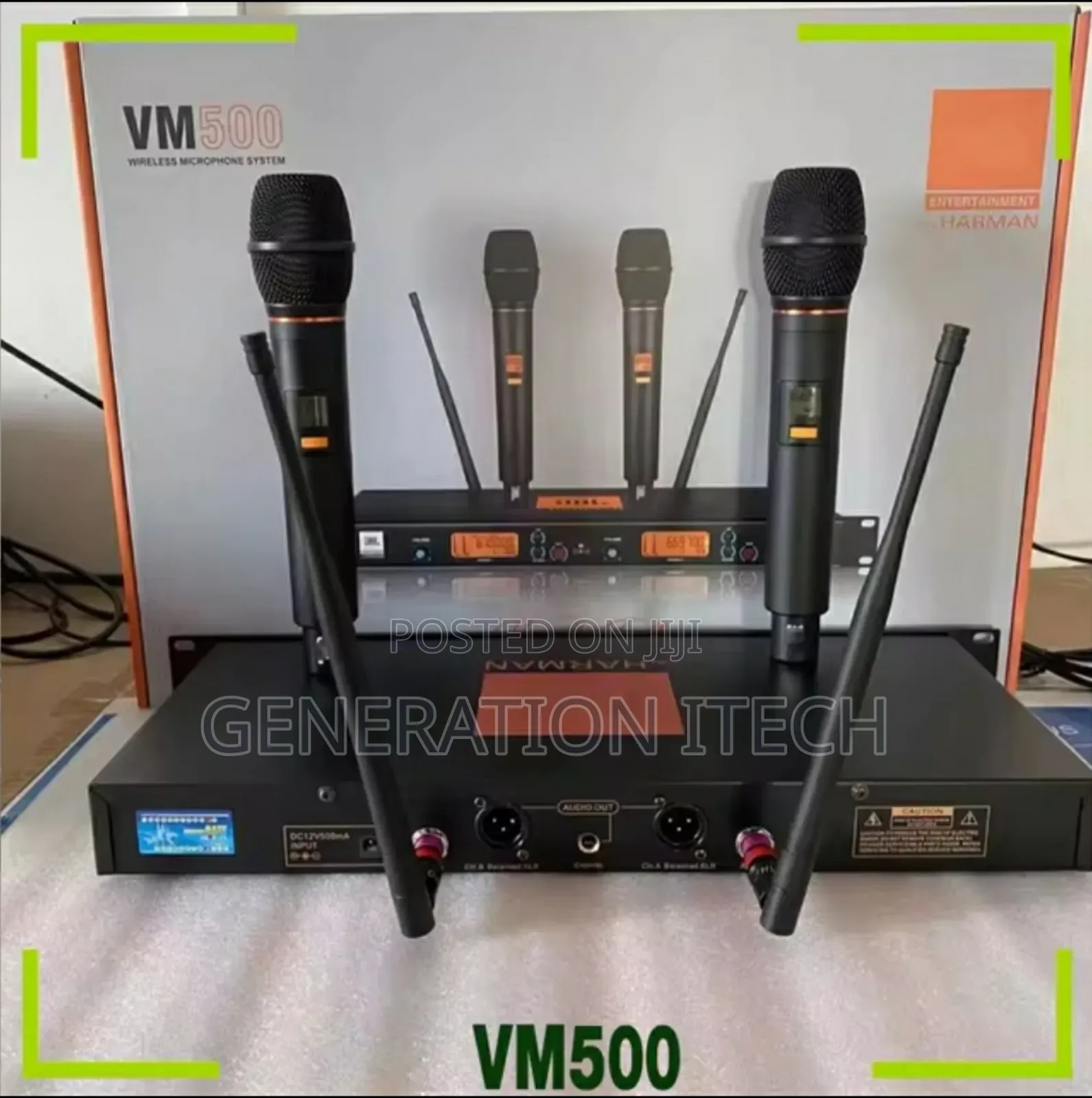 JBL Wireless Microphone VM500 - Dual Channel - High Frequenc
