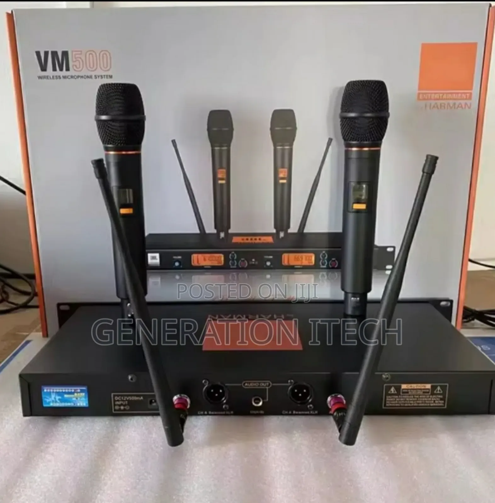 JBL Wireless Microphone VM500 - Dual Channel - High Frequenc