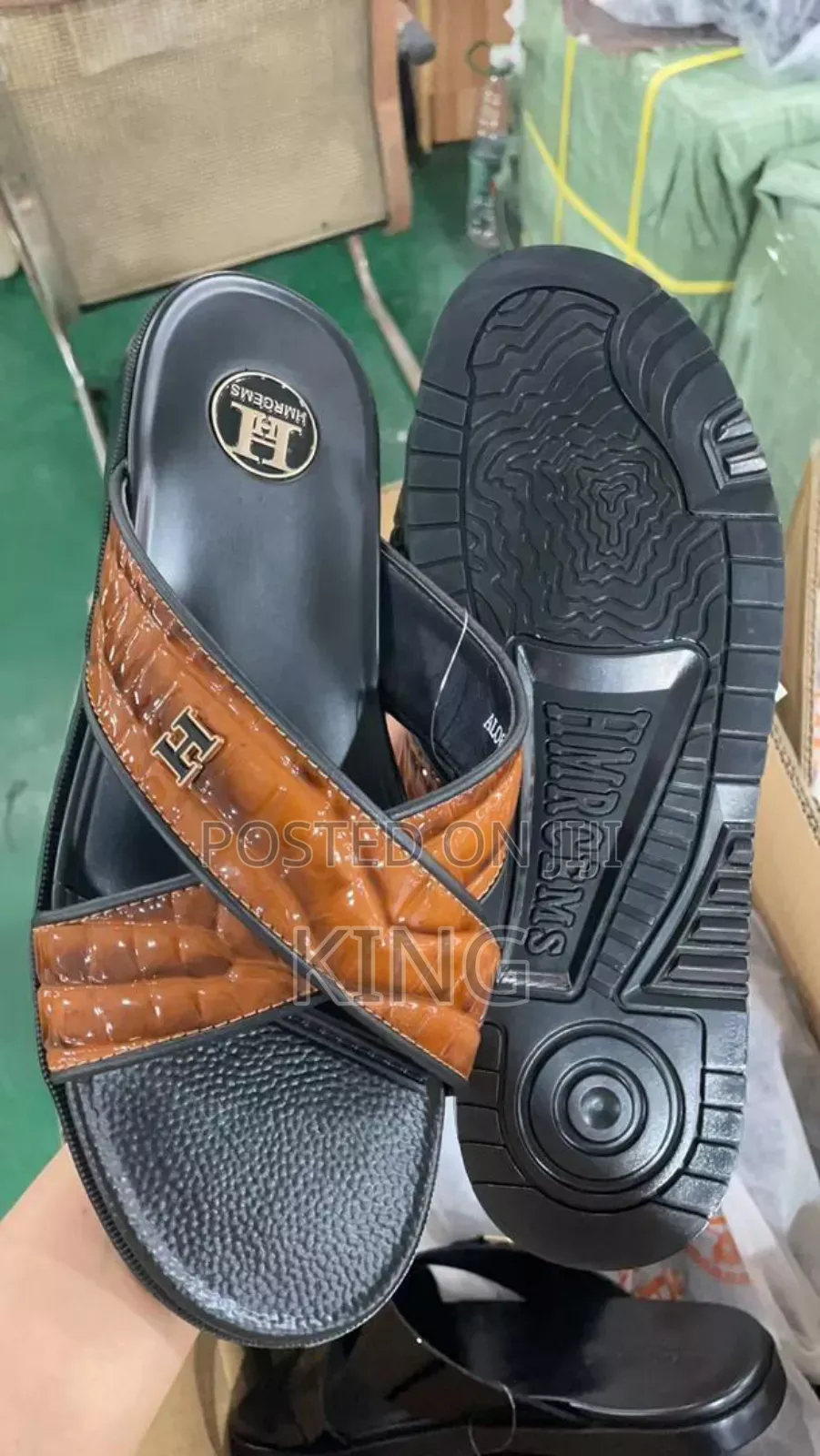 Potent Men's Casual Leather Sandals