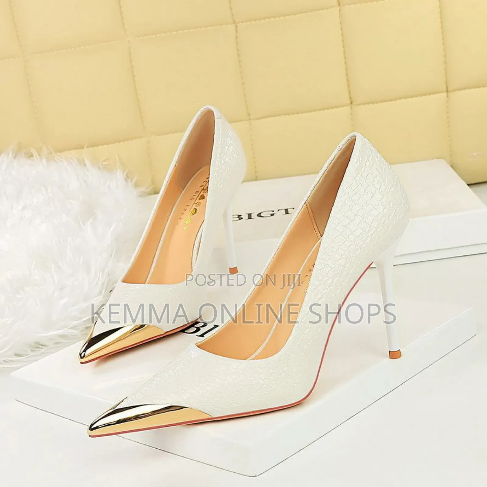 Stiletto And Kitten Closed High Heel