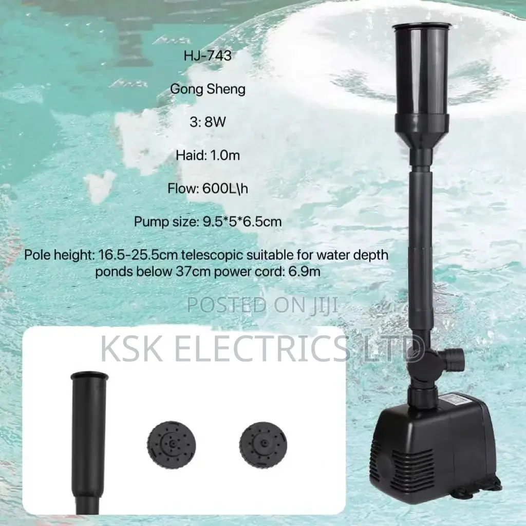 Pond Pumping Fountain Pump Garden Fish Pond Submersible Pump